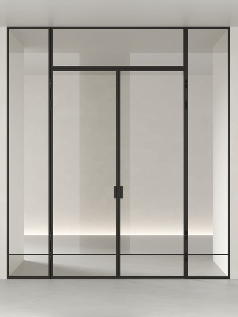 Распашная алюминиевая перегородка HOLZDOORS Minoli MNL8