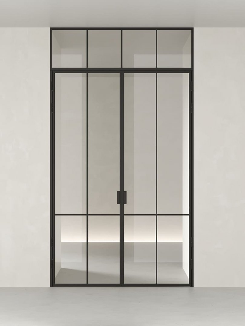 Распашная алюминиевая перегородка HOLZDOORS Minoli MNL2