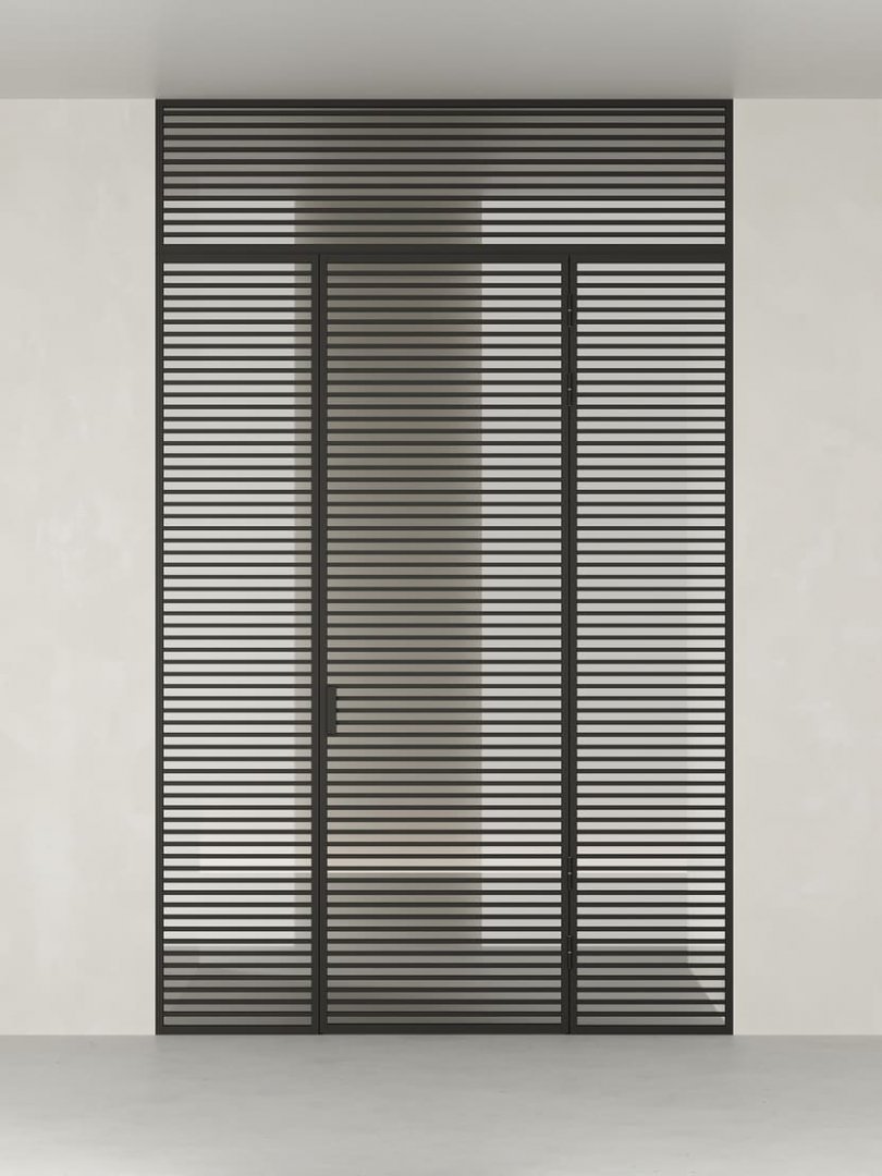 Распашная алюминиевая перегородка HOLZDOORS Minoli MNL15