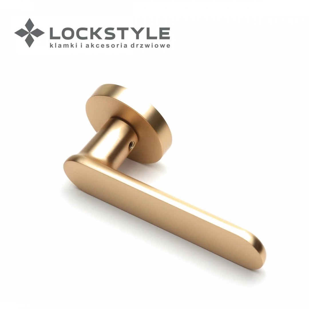 Ручка дверная LOCKSTYLE Ova ZR на круглой розетке