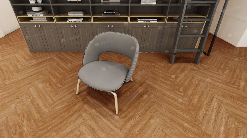 Ламинат Alpine Floor Дуб Венето LF107-10 Herringbone 10мм 600х100х10 (1,56м2), защелка (Click), 4V ф