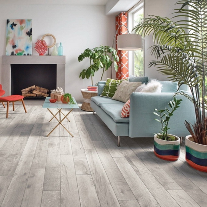 Ламинат Kronopol Дуб Шамони Parfe floor 1380х159х8 (1,975м2), защелка+втулка (5G), 4V фаска