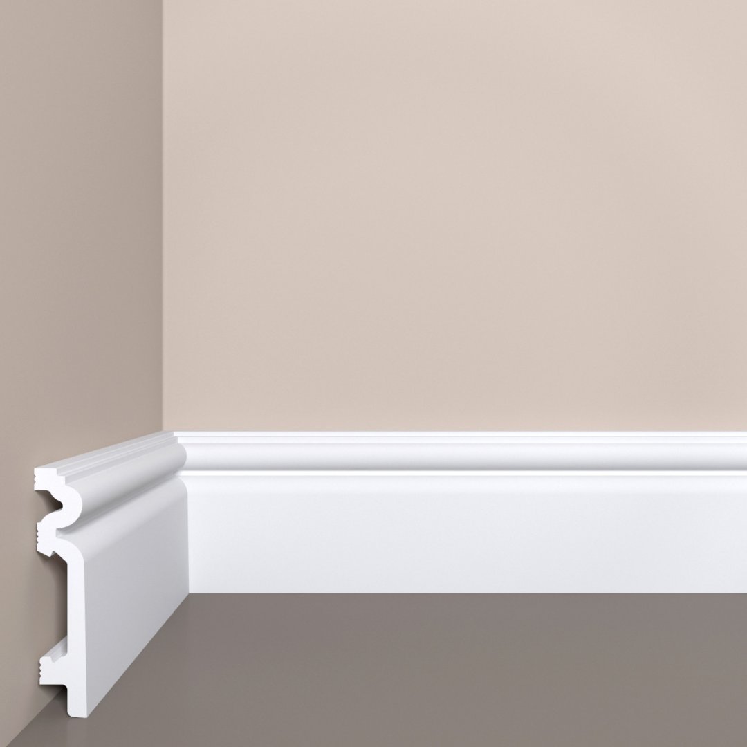 Плинтус дюрополимерный Bello Deco П14 90-19 фигурный 2000х90х19, п/окрас
