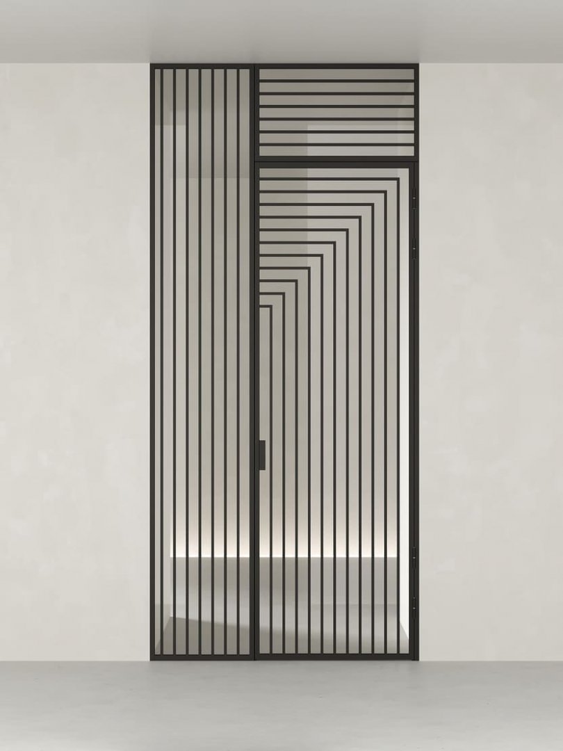 Распашная алюминиевая перегородка HOLZDOORS Minoli MNL20