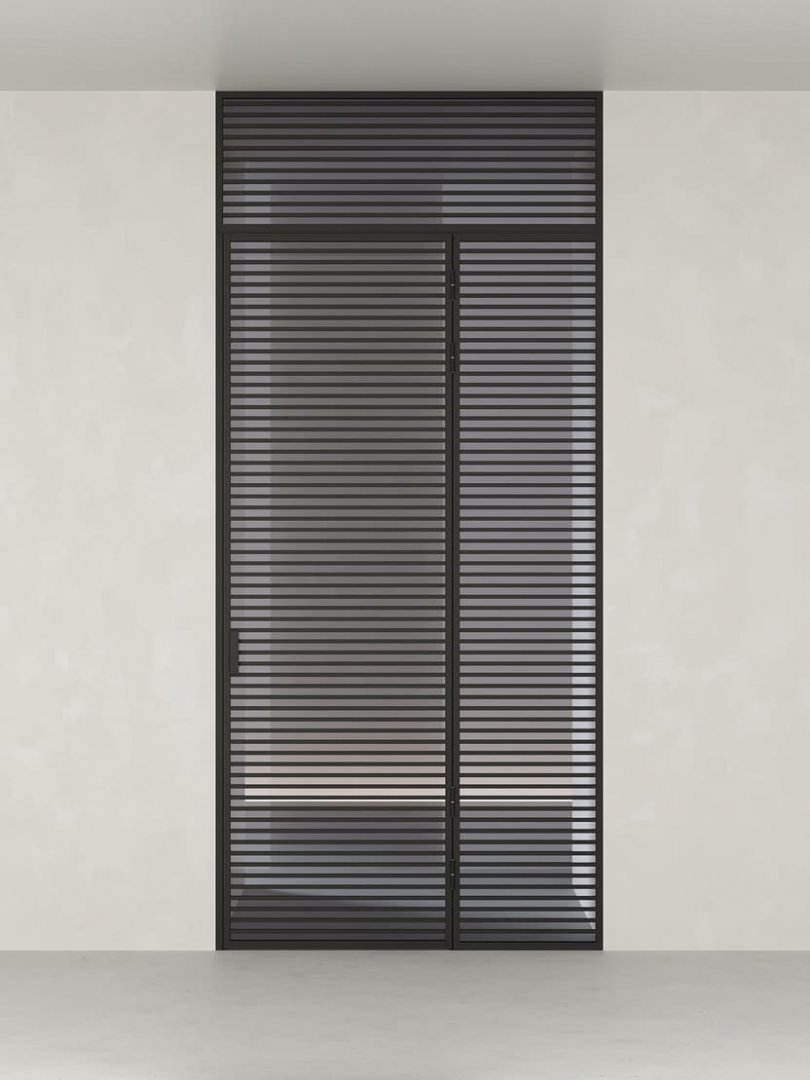 Распашная алюминиевая перегородка HOLZDOORS Minoli MNL15