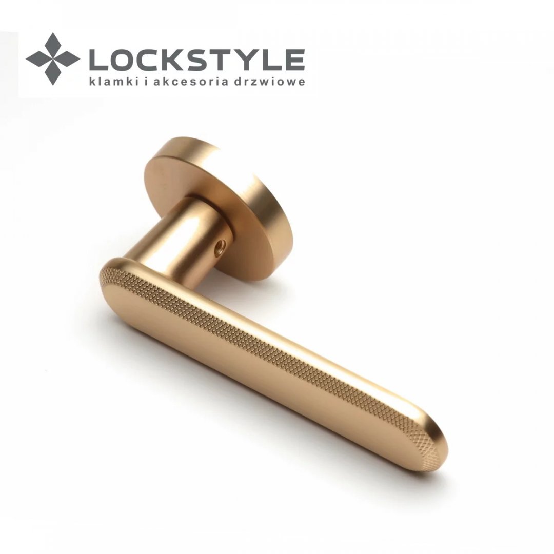 Ручка дверная LOCKSTYLE Nola ZR на круглой розетке