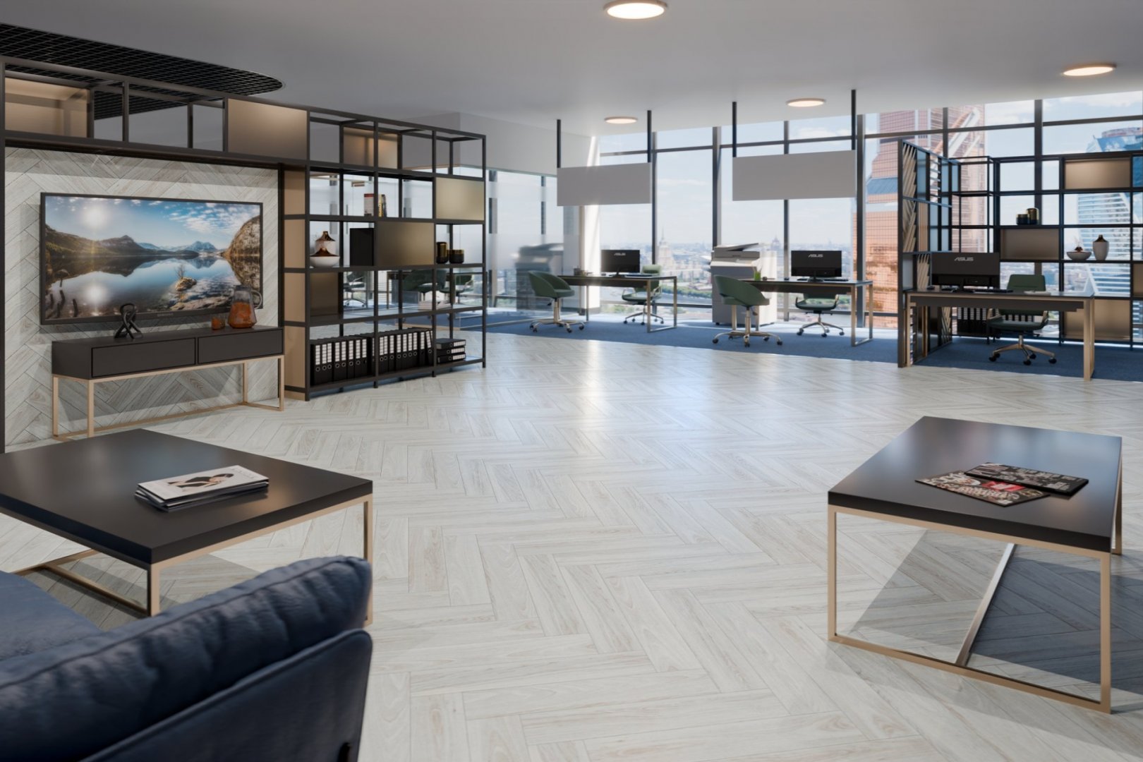 Инженерная доска клеевая Damy Floor Ванильный Luxury 600х120х15 (1,008м2) лак-UV, 12 слоев, 4V фаска