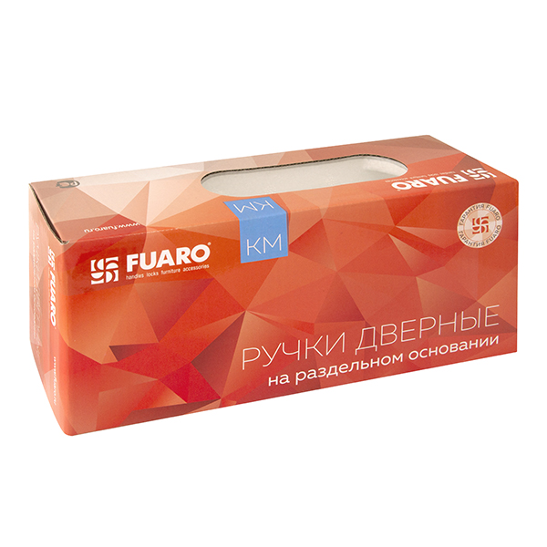 Ручка дверная Fuaro SAMPLE KM на квадратной розетке