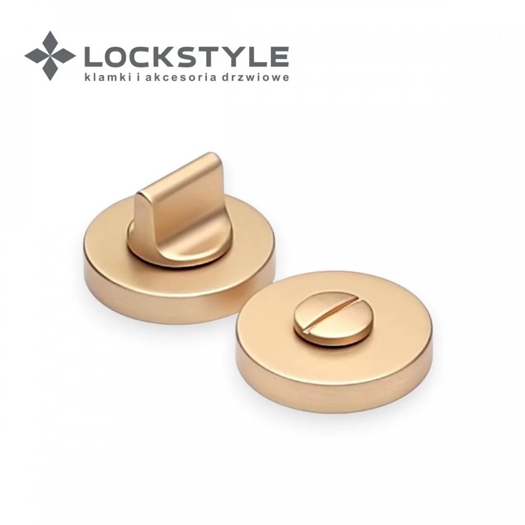 Завертка замка LOCKSTYLE WC ZR на круглой розетке