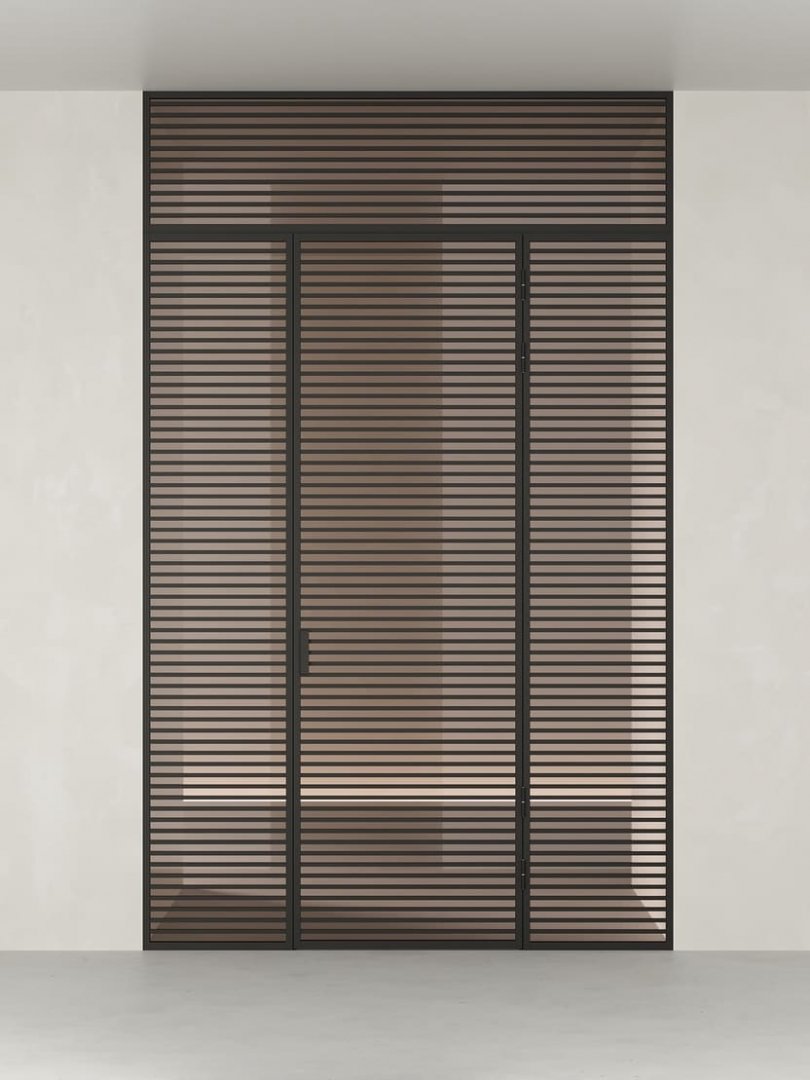 Распашная алюминиевая перегородка HOLZDOORS Minoli MNL15