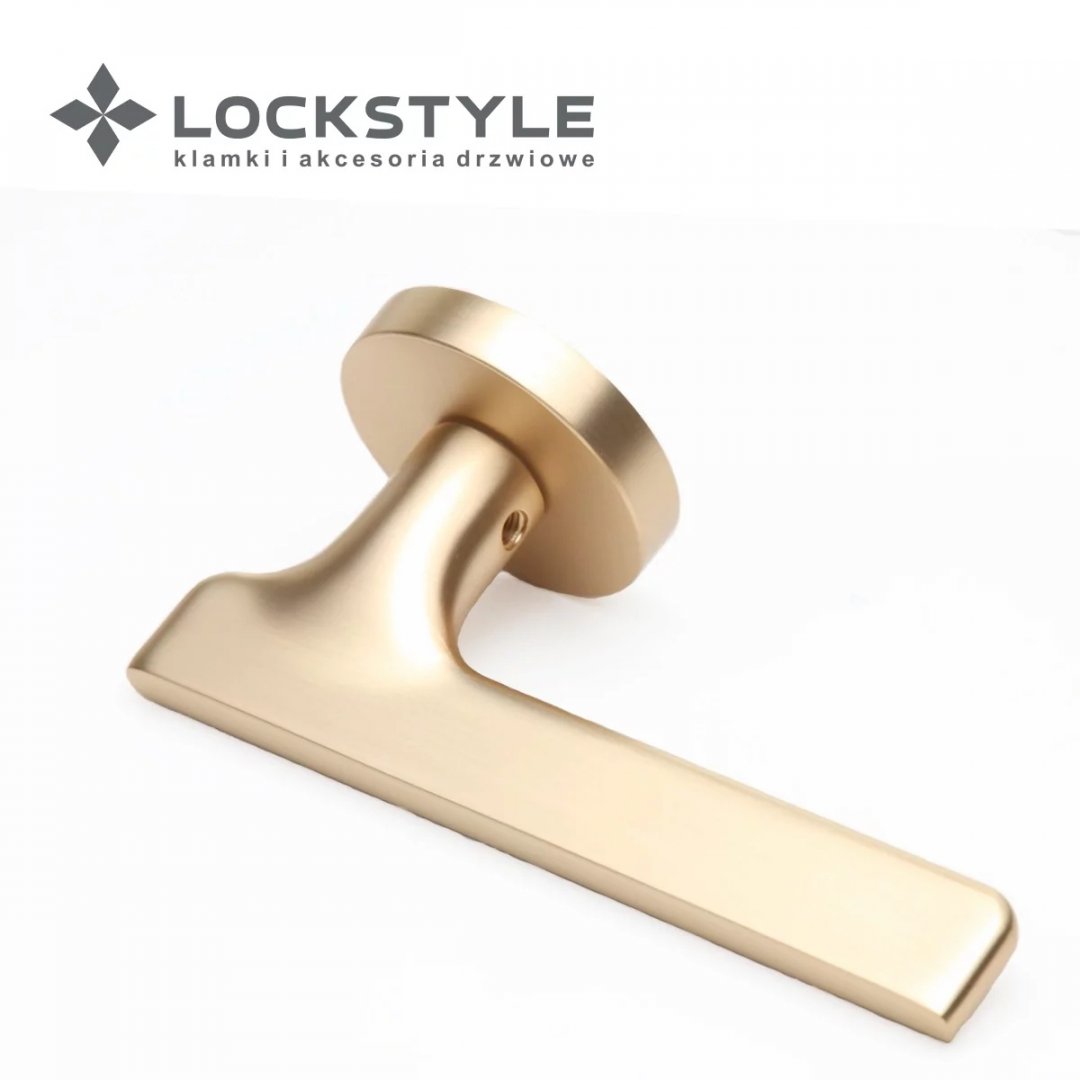 Ручка дверная LOCKSTYLE Mira ZR на круглой розетке