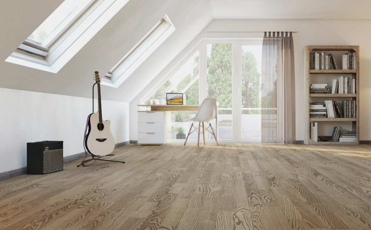 Паркетная доска Polarwood Ясень Saturn Oiled 3S Space 2266х188х14 (3,41м2) масло