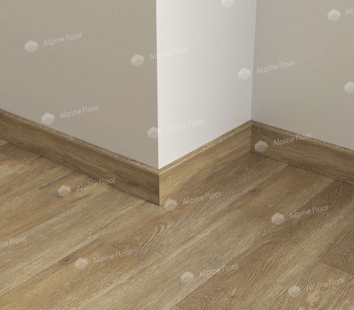 Плинтус ламинированный Alpine Floor SK 13-10 Макадамия Parquet Light прямой 2200х80х12,5