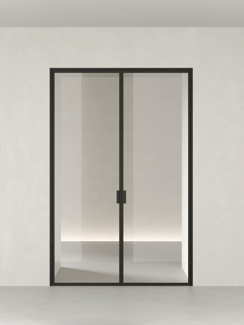 Распашная алюминиевая перегородка HOLZDOORS Minoli MNL1