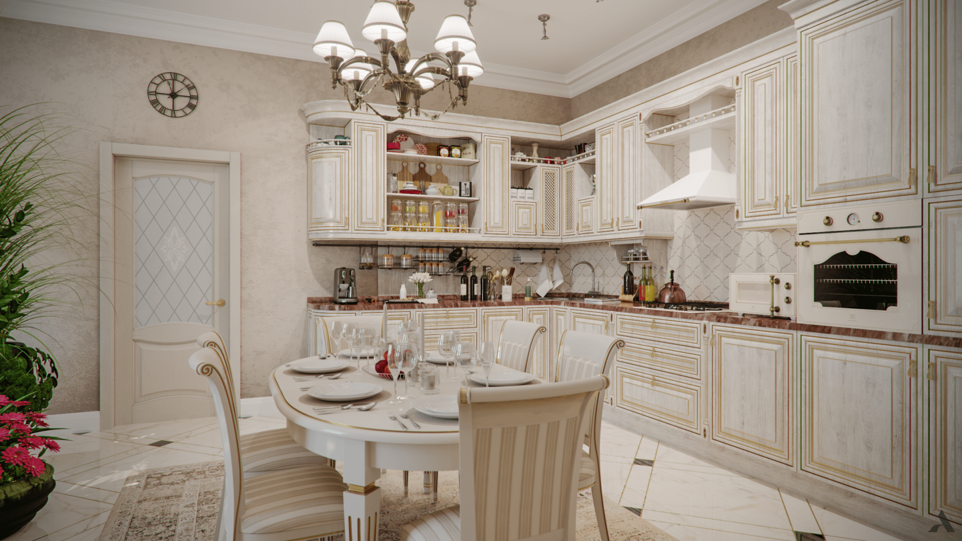 Дверь массивная ALVERO Классика