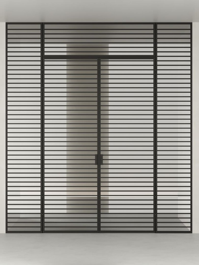 Распашная алюминиевая перегородка HOLZDOORS Minoli MNL12