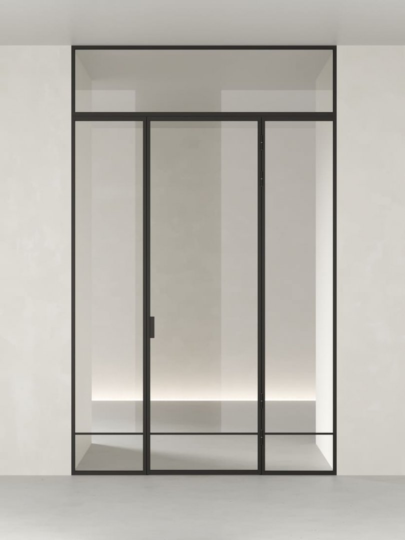 Распашная алюминиевая перегородка HOLZDOORS Minoli MNL8