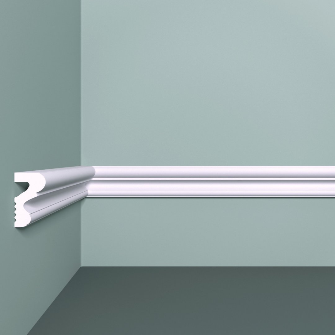 Молдинг Bello Deco М15 35-20 фигурный 2000х20х36, п/окрас