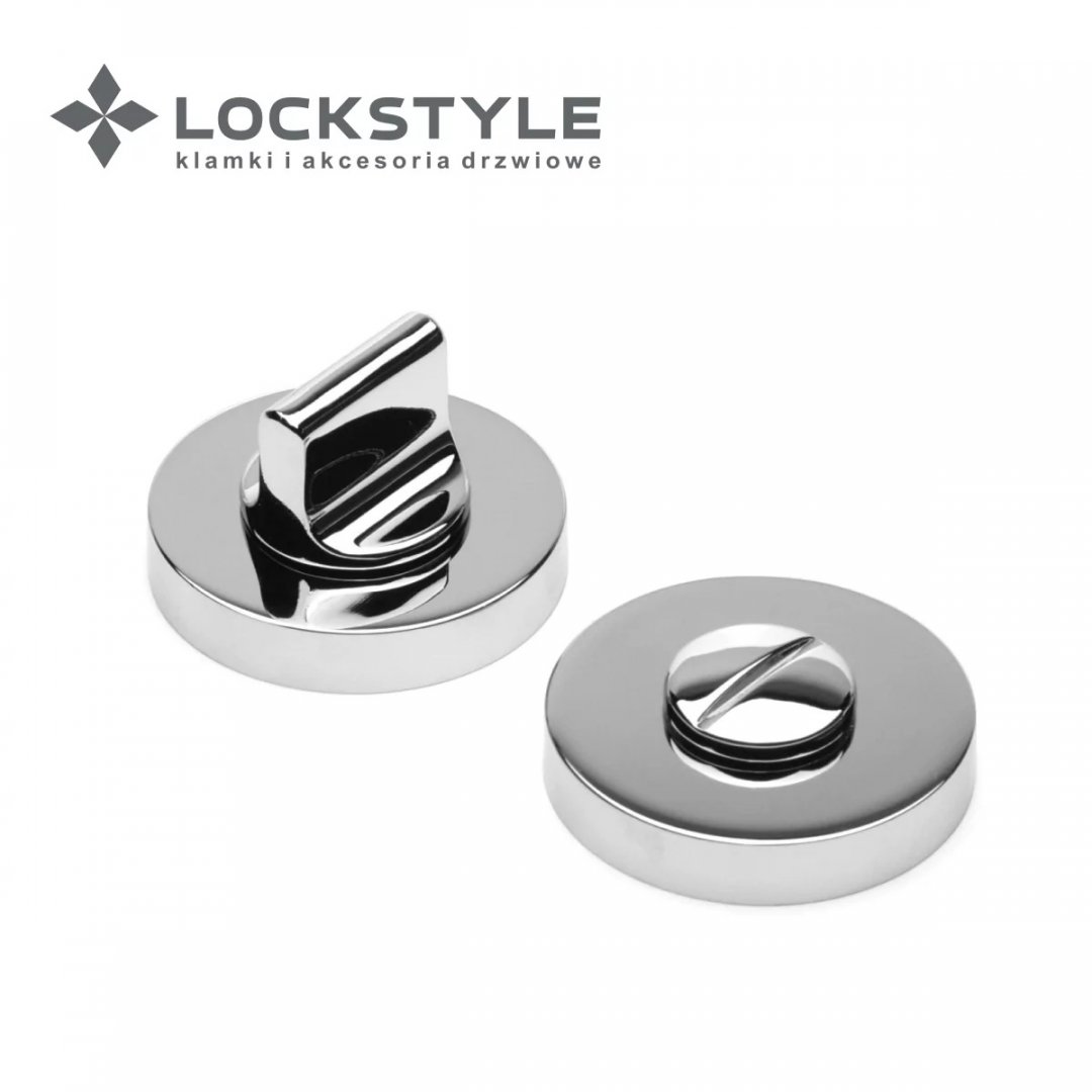 Завертка замка LOCKSTYLE WC ZR на круглой розетке
