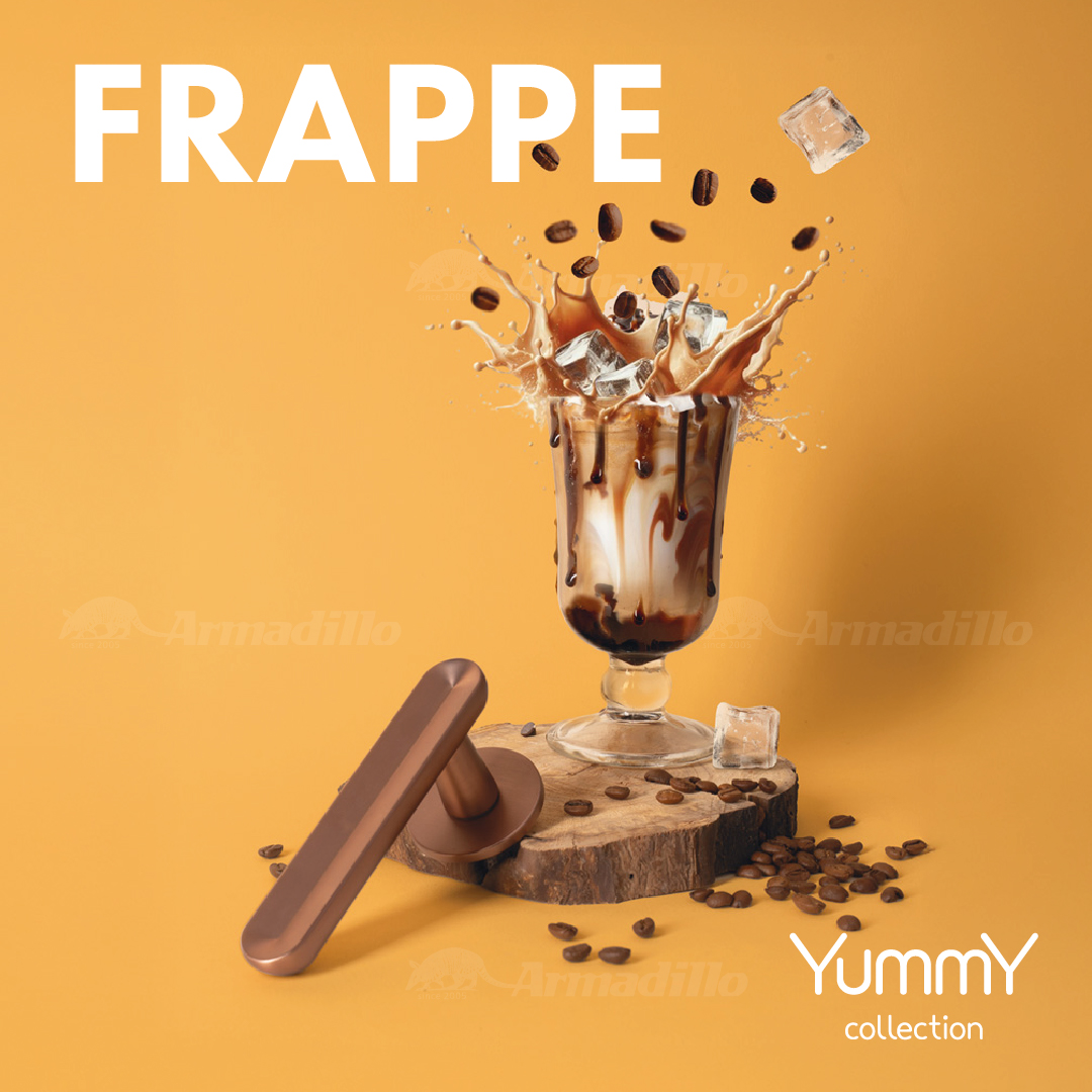 Ручка дверная Armadillo FRAPPE Yummy на круглой розетке