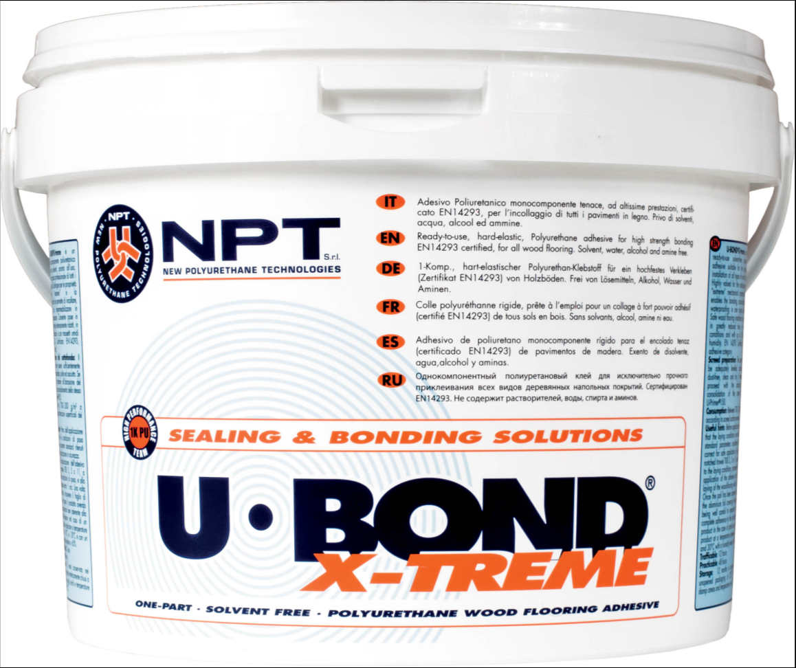 Клей NPT U-Bond X-Treme (1К, 15кг) полиуретан термостойкость