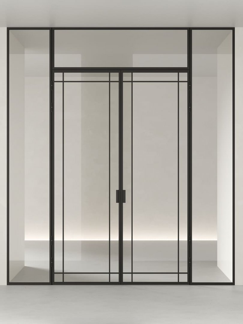 Распашная алюминиевая перегородка HOLZDOORS Minoli MNL10
