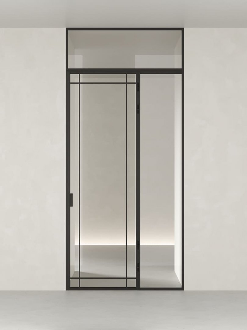 Распашная алюминиевая перегородка HOLZDOORS Minoli MNL10