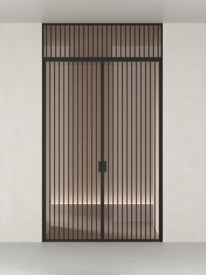 Распашная алюминиевая перегородка HOLZDOORS Minoli MNL13