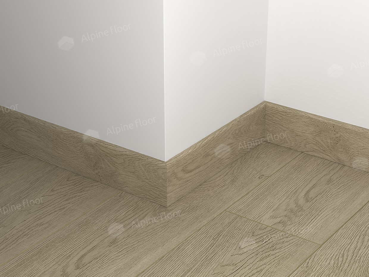 Плинтус ламинированный Alpine Floor 11-6 Миндаль Grand Sequoia прямой 2200х80х11