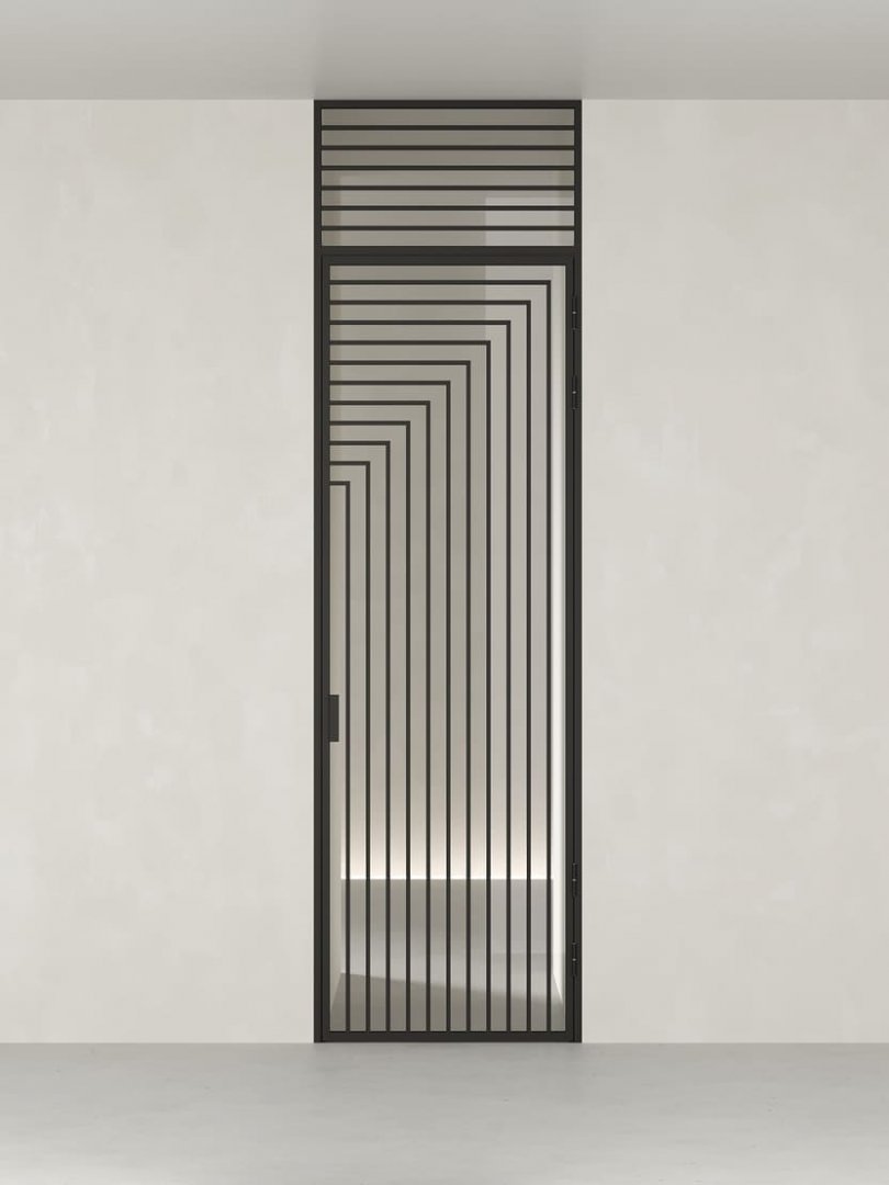 Распашная алюминиевая перегородка HOLZDOORS Minoli MNL20