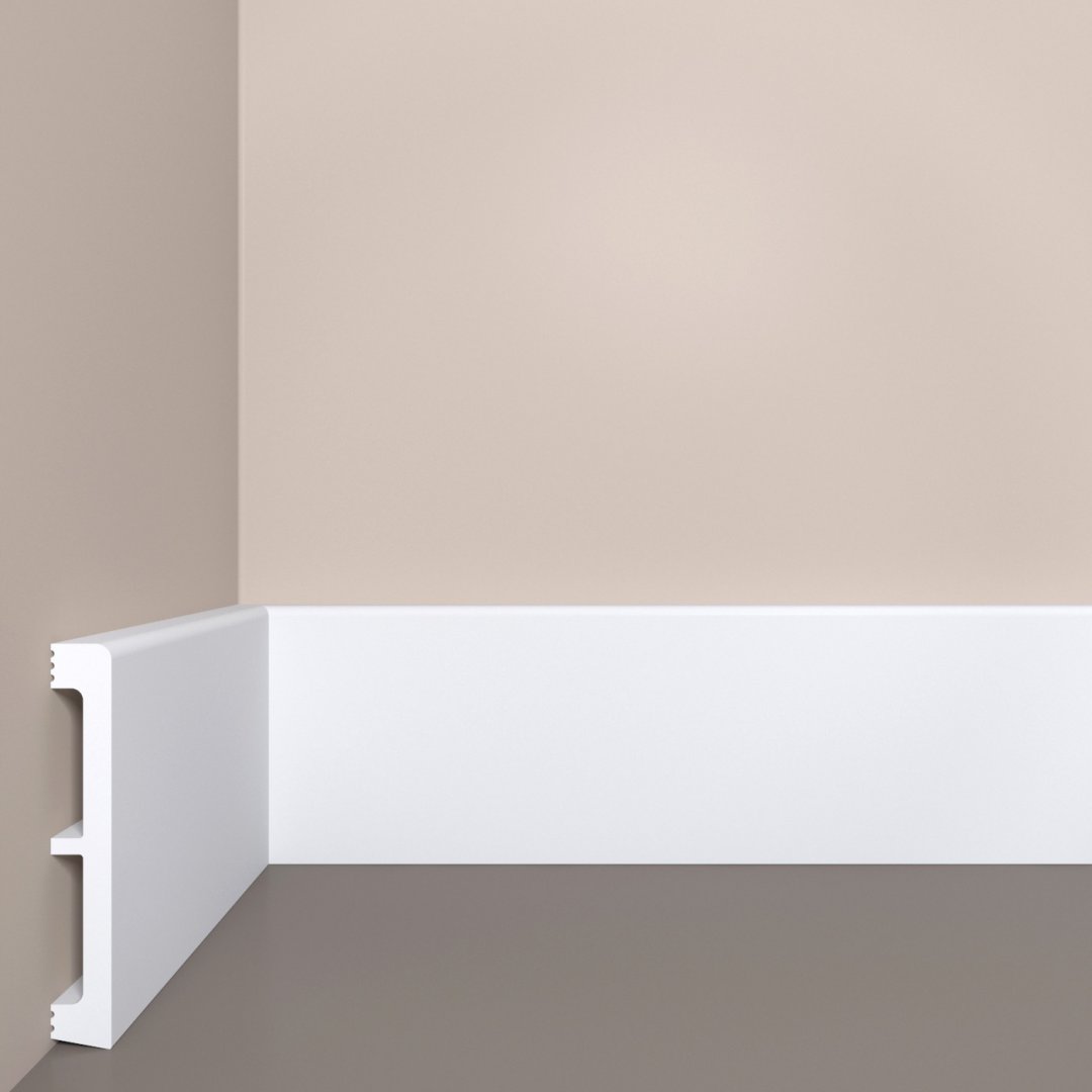 Плинтус дюрополимерный Bello Deco П29 100-15 прямой 2000х100х15, п/окрас