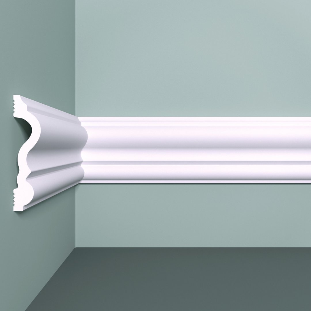 Молдинг Bello Deco М9 80-19 фигурный 2000х19х80, п/окрас
