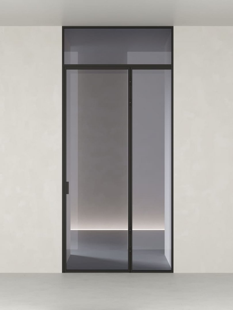 Распашная алюминиевая перегородка HOLZDOORS Minoli MNL1