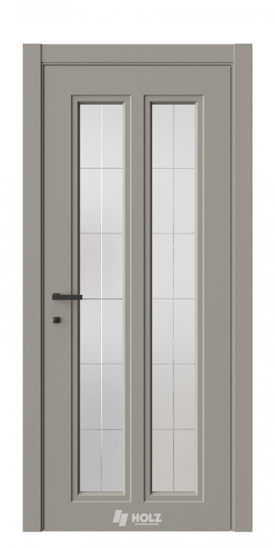 Дверь межкомнатная HOLZDOORS Neo Classic N21 (Кофейный мусс [2] / стекло: СТ-1-КЛ)