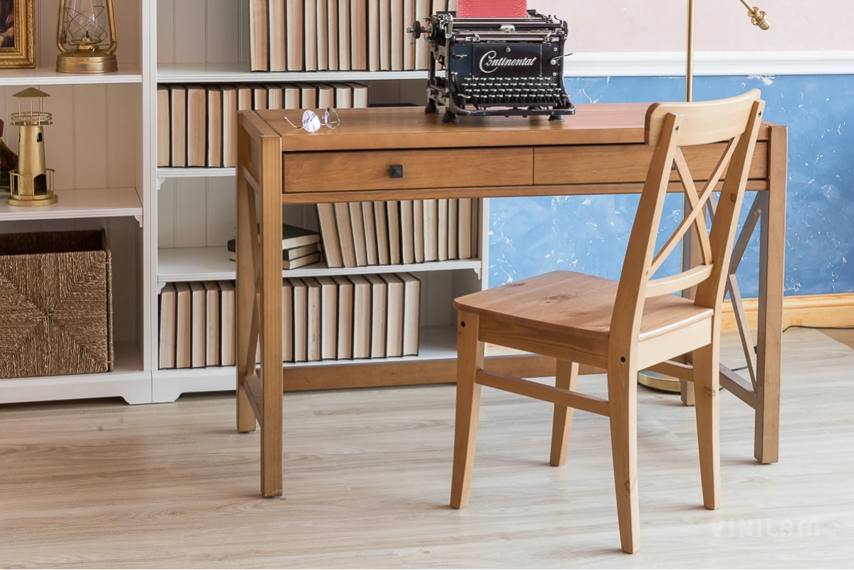 Плитка ПВХ замковая VINILAM Дуб Бург Click 3,7 мм 1220х181х3,7 (3,09м2), 4V фаска