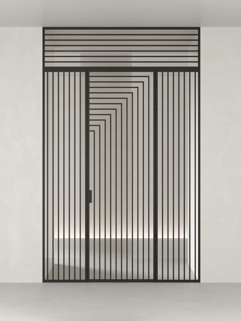 Распашная алюминиевая перегородка HOLZDOORS Minoli MNL20
