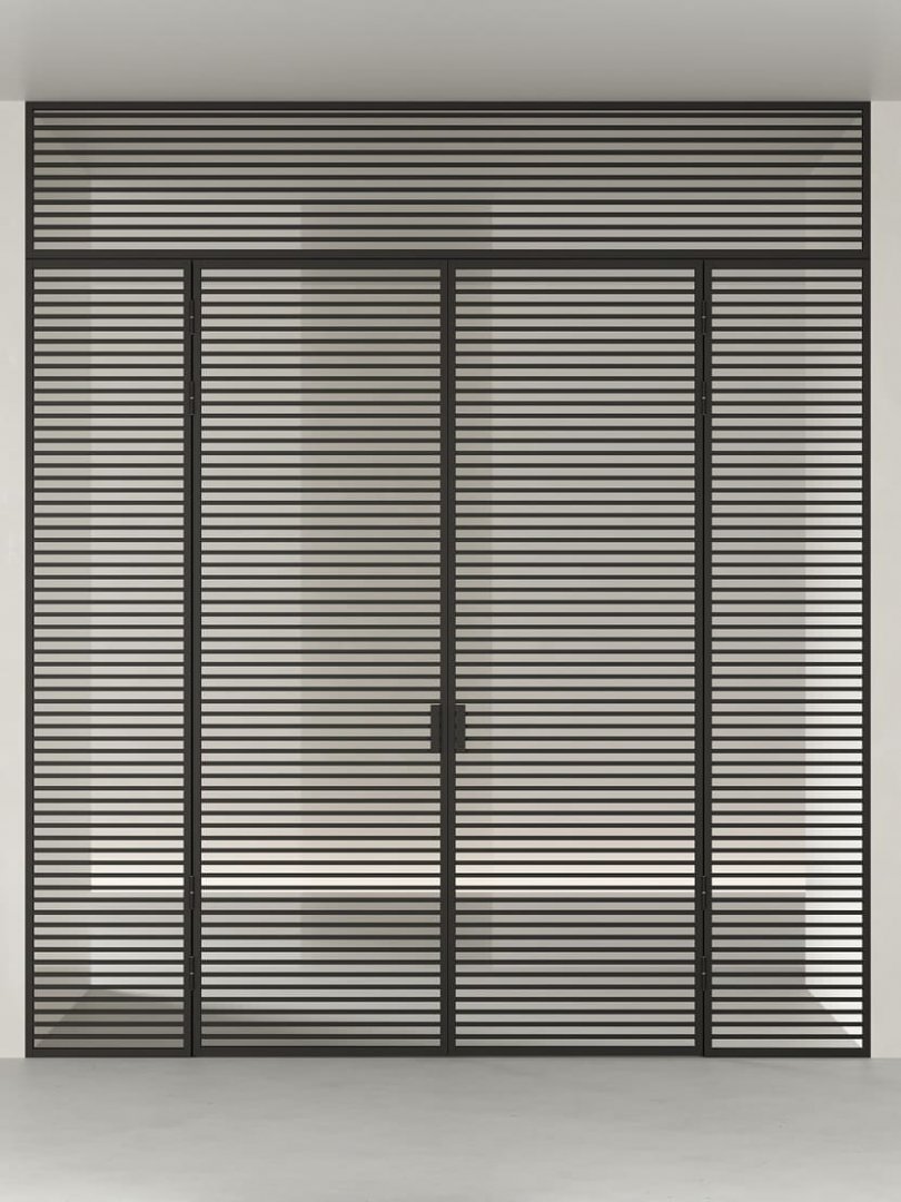 Распашная алюминиевая перегородка HOLZDOORS Minoli MNL15