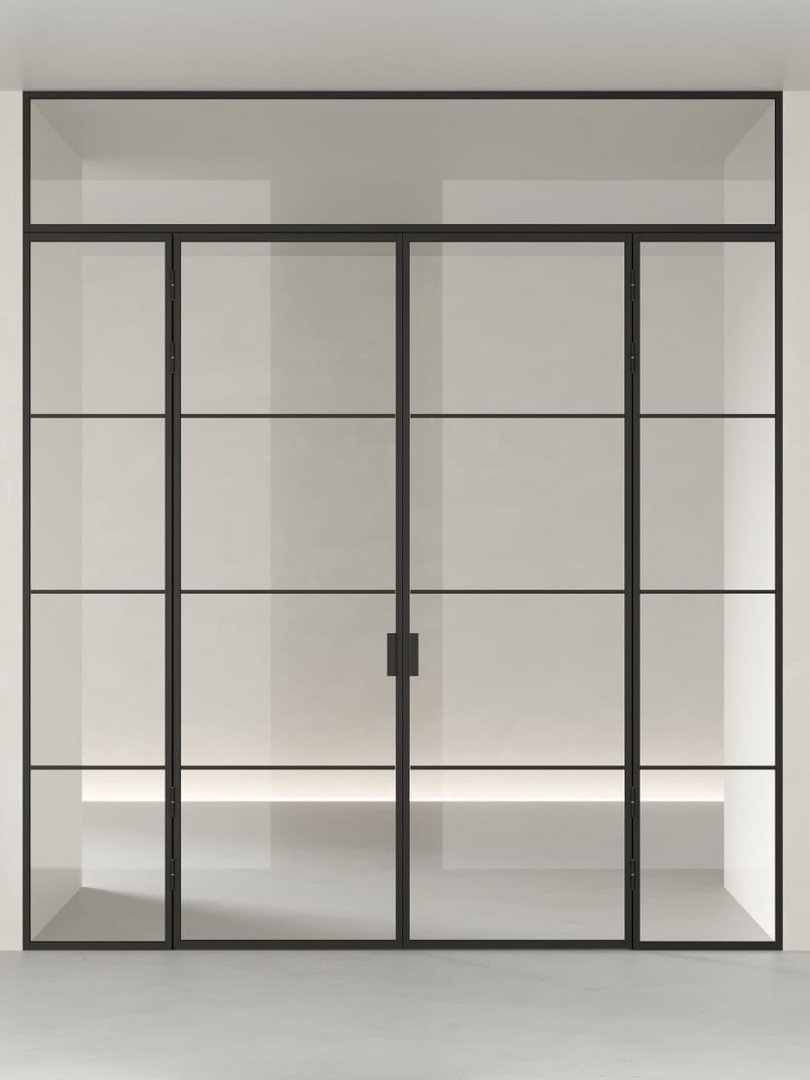 Распашная алюминиевая перегородка HOLZDOORS Minoli MNL7