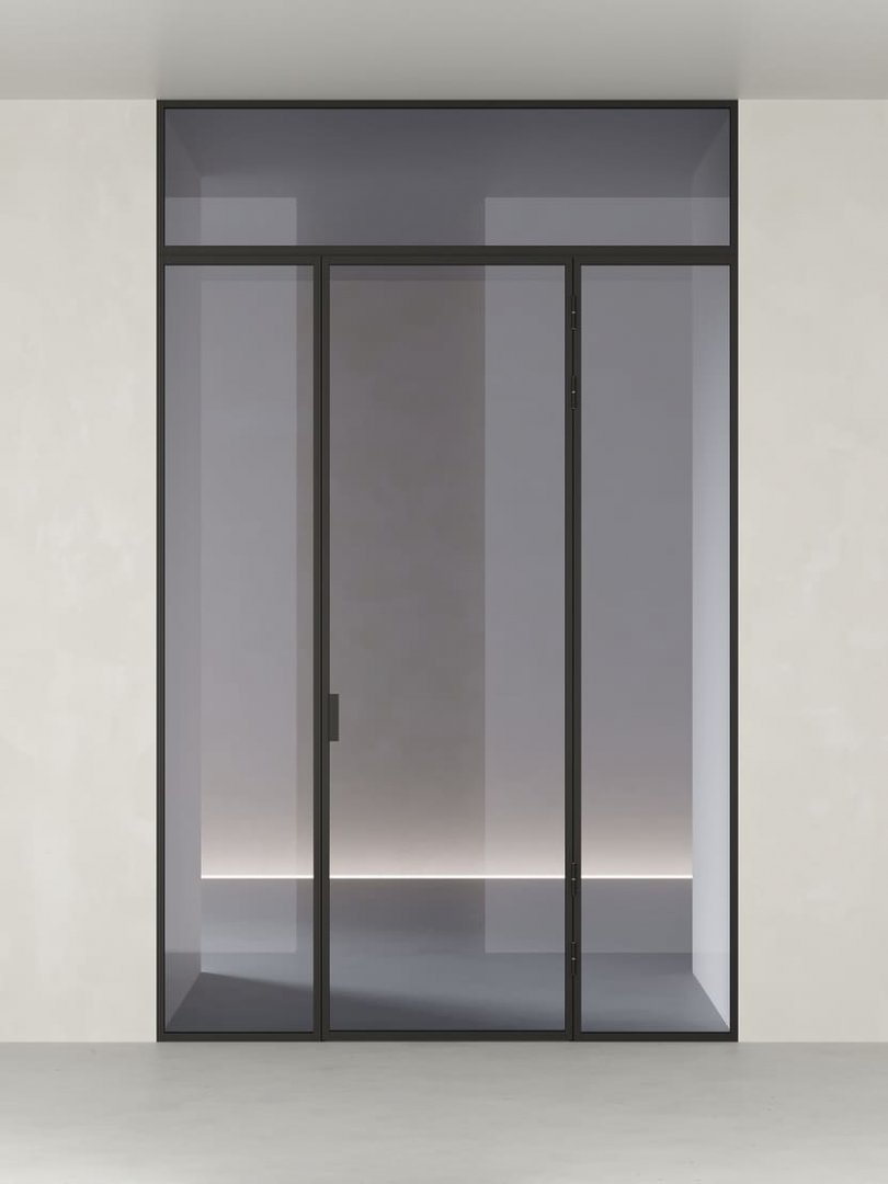 Распашная алюминиевая перегородка HOLZDOORS Minoli MNL1