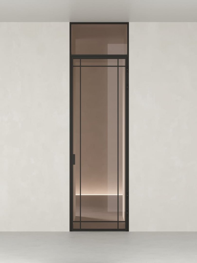 Распашная алюминиевая перегородка HOLZDOORS Minoli MNL10