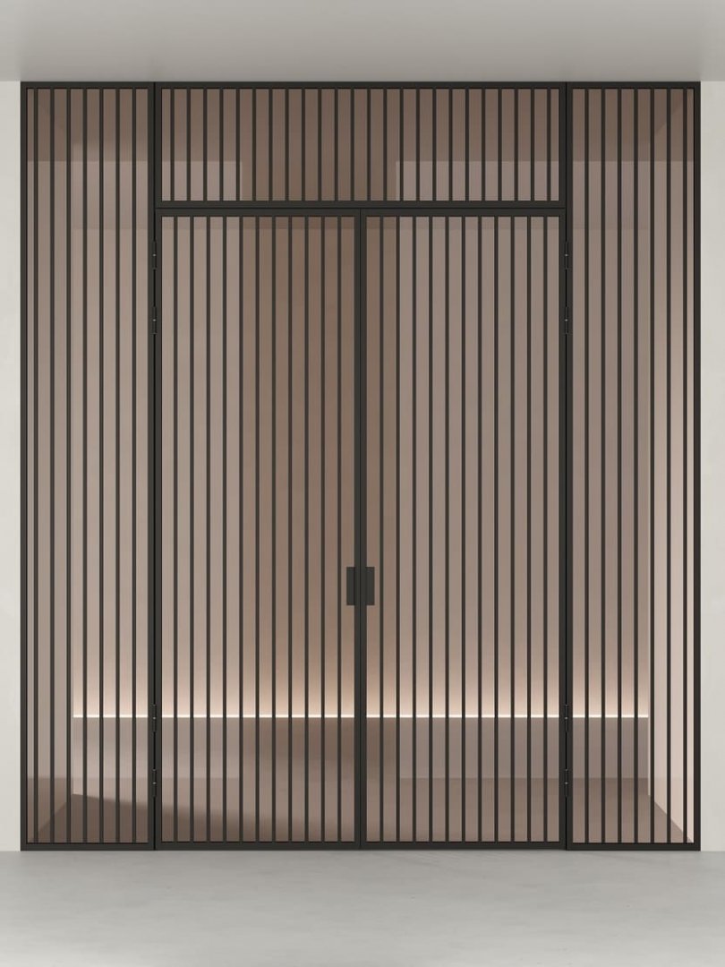 Распашная алюминиевая перегородка HOLZDOORS Minoli MNL13
