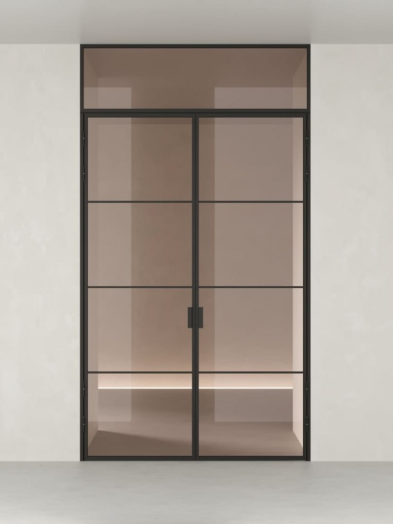 Распашная алюминиевая перегородка HOLZDOORS Minoli MNL7