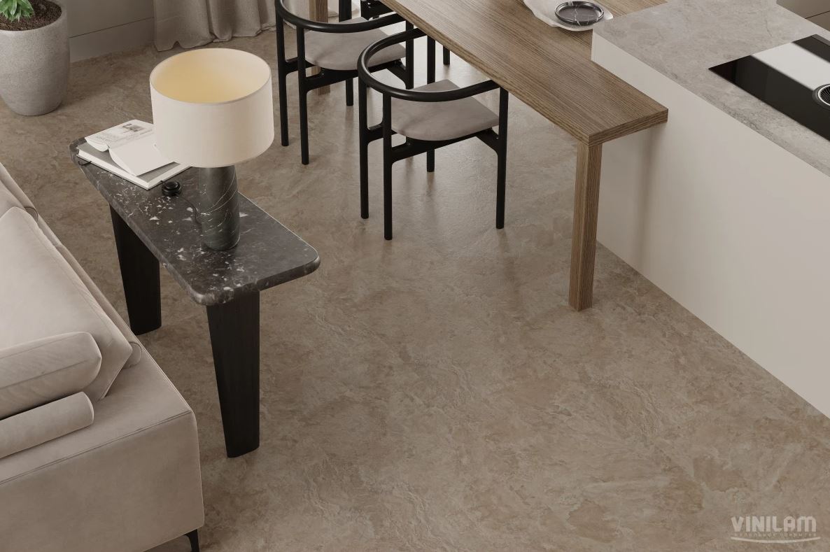 Плитка ПВХ клеевая VINILAM Аравийский Камень Ceramo Stone Glue 950х480х2,5 (4,56м2), 4V микро-фаска
