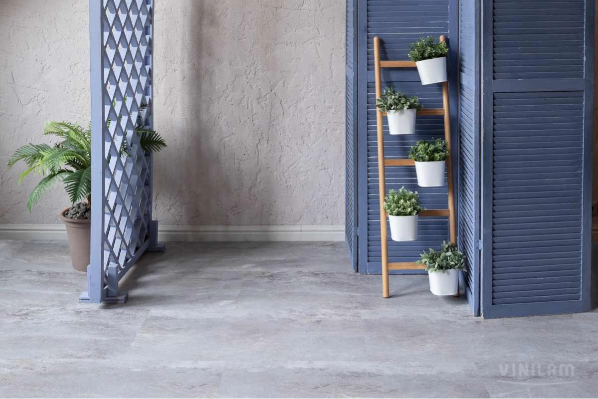 Ламинат SPC замковой VINILAM Натуральный Камень Ceramo Stone 940х470х8 (2,65м2), с подложкой, 4V мик