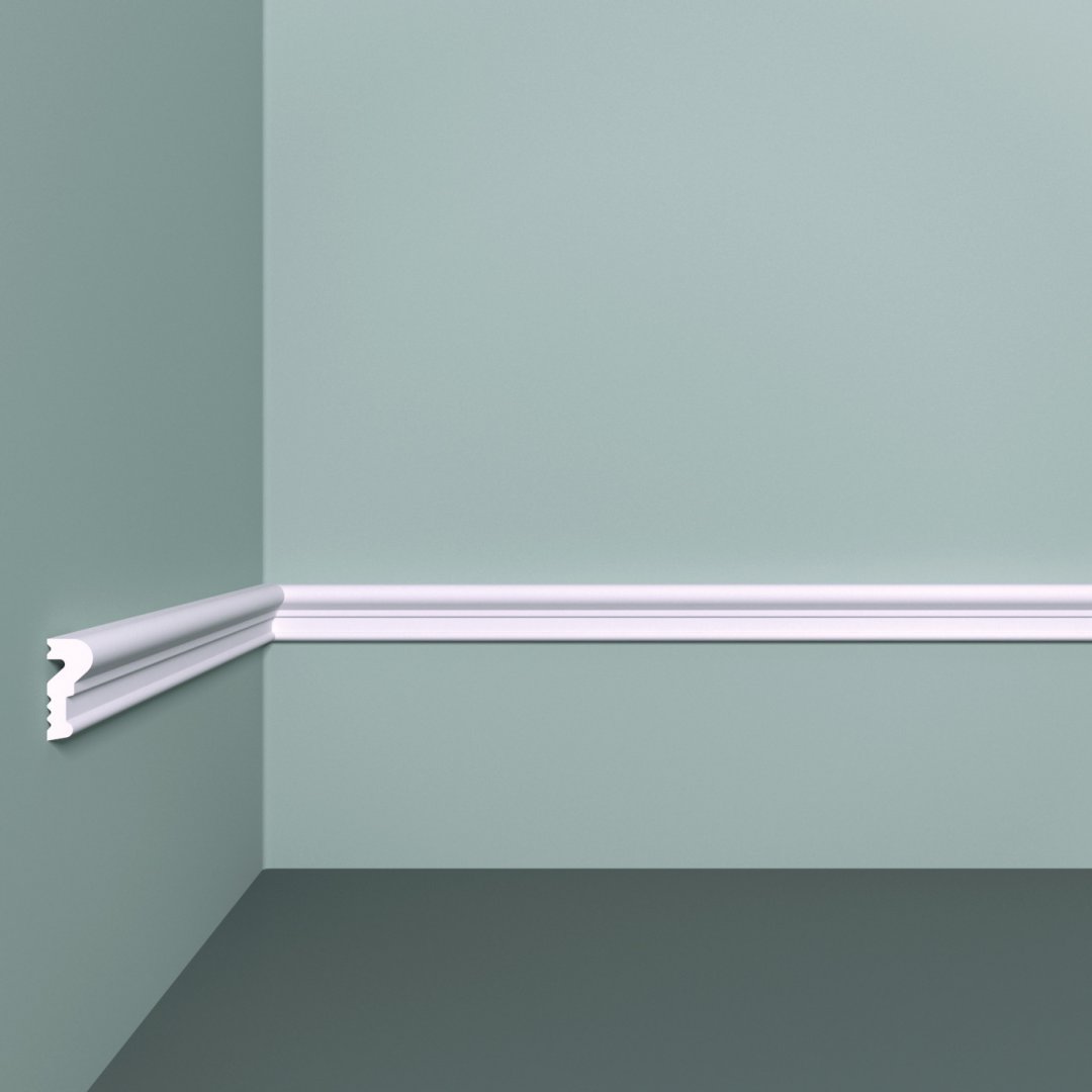 Молдинг Bello Deco М2 20-9 фигурный 2000х9х20, п/окрас