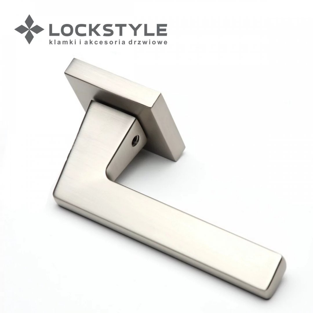 Ручка дверная LOCKSTYLE Prime ZN на квадратной розетке