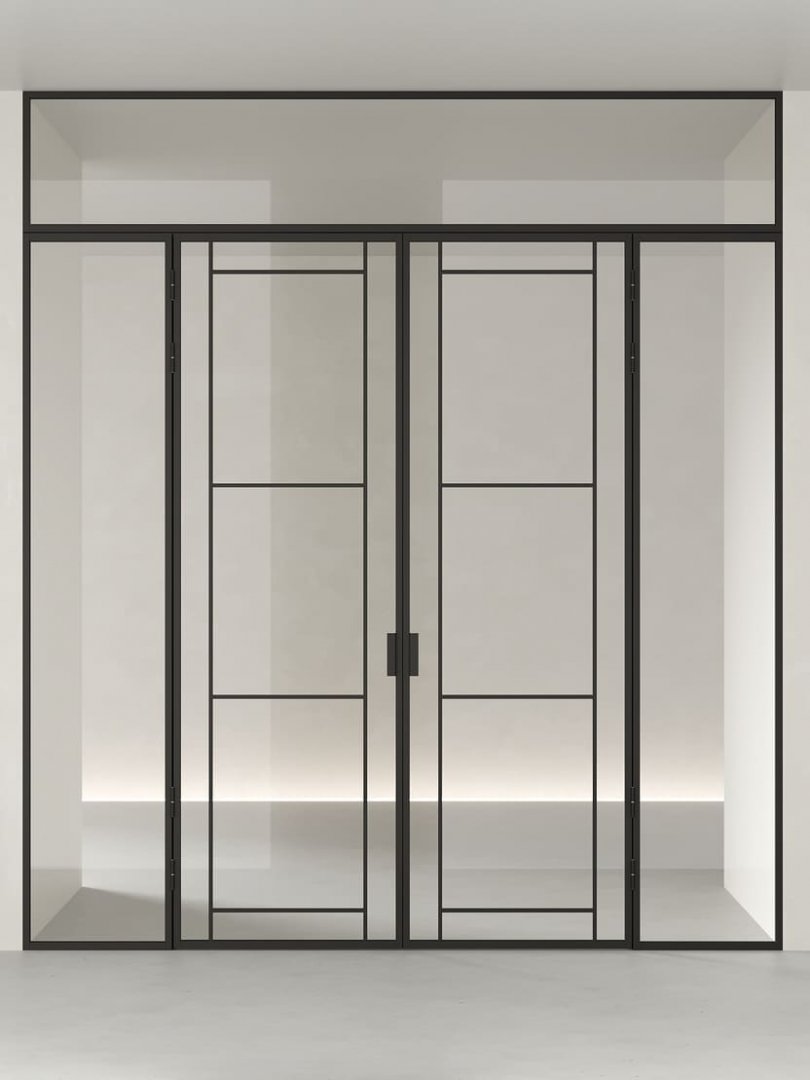 Распашная алюминиевая перегородка HOLZDOORS Minoli MNL17