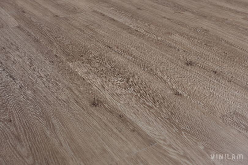 Плитка ПВХ замковая VINILAM Дуб Брюссель Cork 1220х227х7 (2,76м2), с подложкой, без фаски