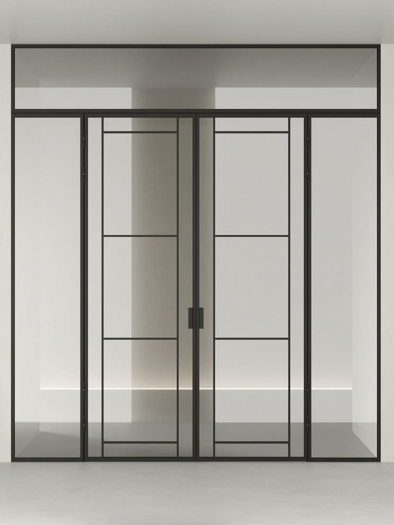 Распашная алюминиевая перегородка HOLZDOORS Minoli MNL17
