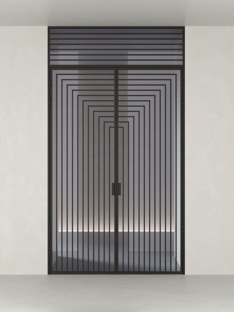 Распашная алюминиевая перегородка HOLZDOORS Minoli MNL20